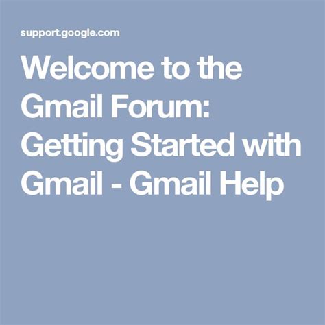 Welcome To The Gmail Forum Getting Started With Gmail Gmail Help