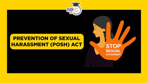 Prevention Of Sexual Harassment Posh Act