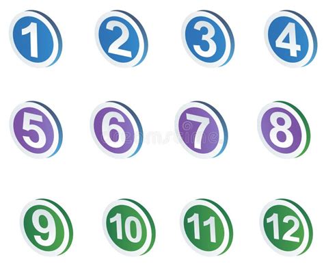 Number Sign Icons Stock Vector Illustration Of Retro 3297737