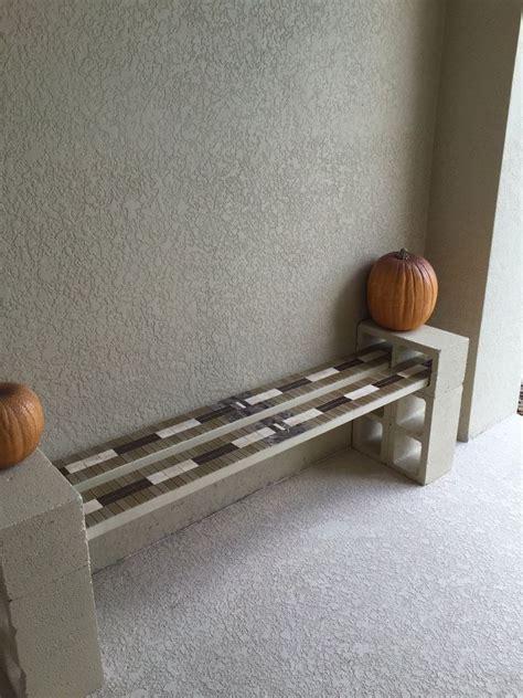 We begin with a diy project that has completely changed the way i look at cinder blocks! Make an Almost Free Cinder Block Porch Bench in 2020 ...