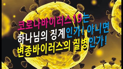 전영수tv 코로나바이러스19는 하나님의 징계인가 아니면 변종바이러스의 질병인가 성경적인 진단을 제대로 알아야 합니다