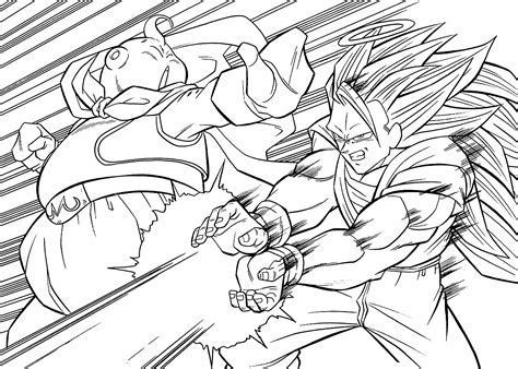 Dragon Ball Z Printables Page For Kids And For Adults Coloring Home