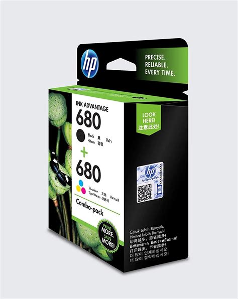Hp 680 2 Pack Blacktri Color Original Ink Advantage Cartridges