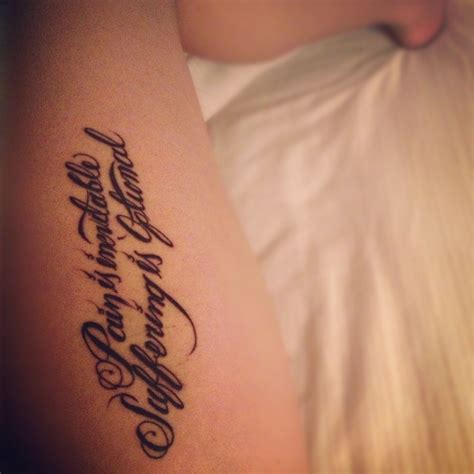 Tattoo Ideas About Pain - Tatto Pictures