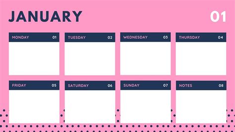 Free Printable Customizable Weekly Calendar Templates Canva