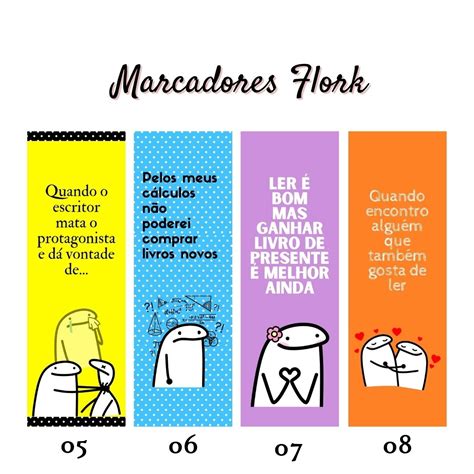 Marcador de Páginas Flork Magnético Elo7 Produtos Especiais