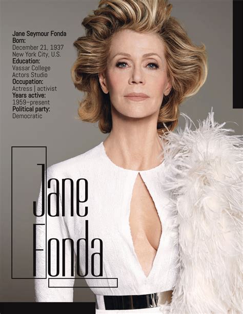 Jane Fonda Biography 传记 Template