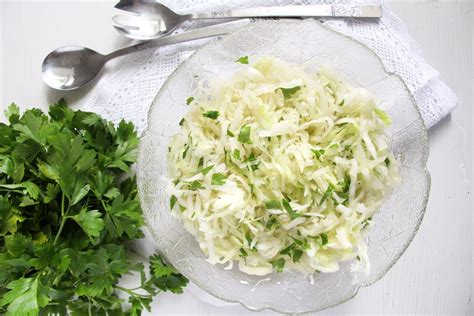 Simple White Cabbage Salad