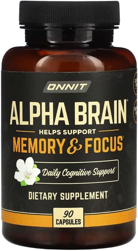 Onnit Alpha Brain 90ct Over 1 Million Bottles Sold Premium