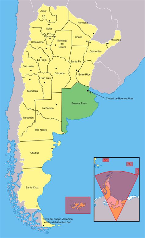 Mapa Da Província De Buenos Aires Argentina Mapasblog