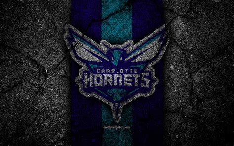 1920x1080px 1080p Free Download Charlotte Hornets Nba Logo Black