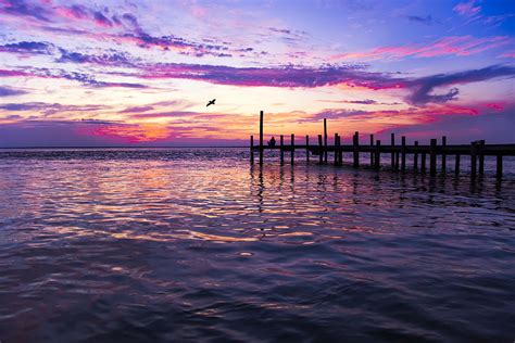 Dockside Sunset Photograph By Janet Fikar Fine Art America