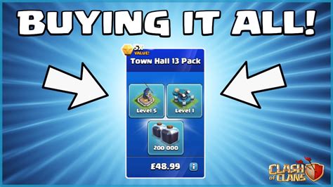 You can also choose from a lot of map level designs to improve the layout of the buildings in your village. NEW TH13 UPDATE! - BUYING EVERYTHING! - TH13 UPGRADE GUIDE ...