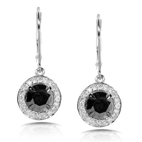 Idea By Kobelli Jewelry On Black Diamond Earrings For Women Black