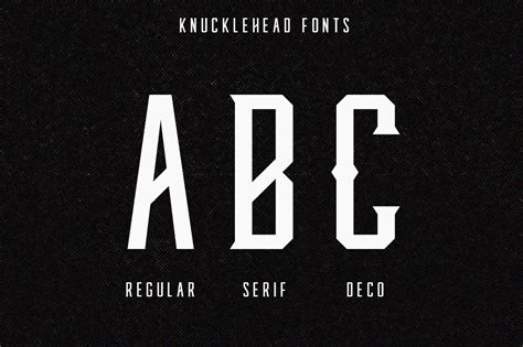 Knucklehead Typeface Befonts Com