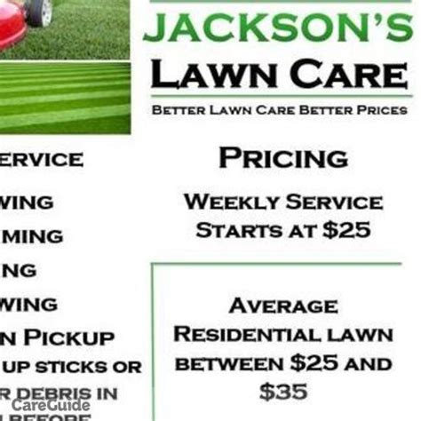 Lawn Care Pricing Chart Filncloud