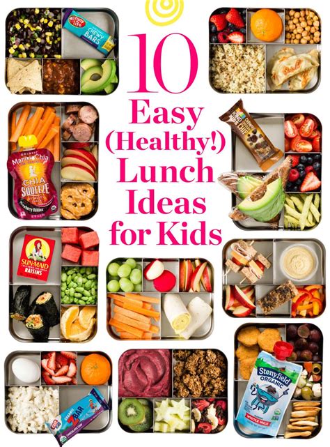 10 Extra-Easy and Healthy Lunch Ideas for Kids | Easy healthy lunches