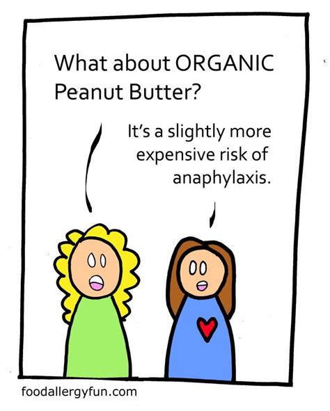 Nut Free Comic Food Allergies Allergies Funny Food Allergies Humor