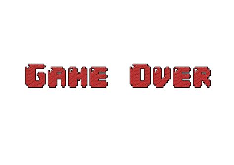 Game Over Png Transparent Image Download Size 3508x2480px