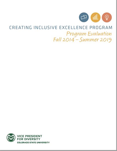 Creating Inclusive Excellence Program Inclusive Excellence Colorado