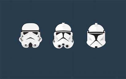 Clone Wars Stormtrooper Trooper Helmet Minimalism Wallpapers