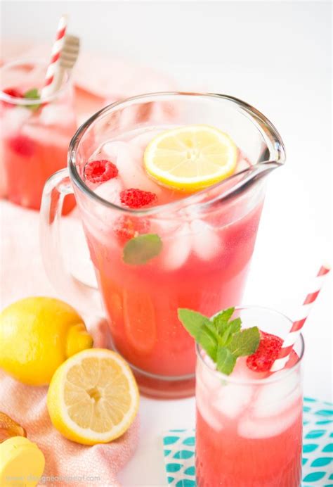 Add Pureed Raspberries To Lemonade For A Colorful And Refreshing Summer