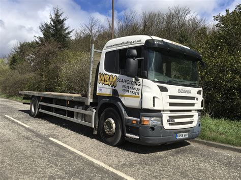 18 Tonne Scania P230 Flatbed Truck For Sale Mx58bvr Mv Commercial