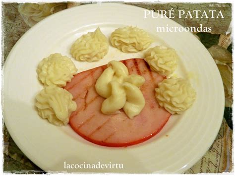 La cocina de Virtu: PURÉ DE PATATAS (COPOS) MICROONDAS