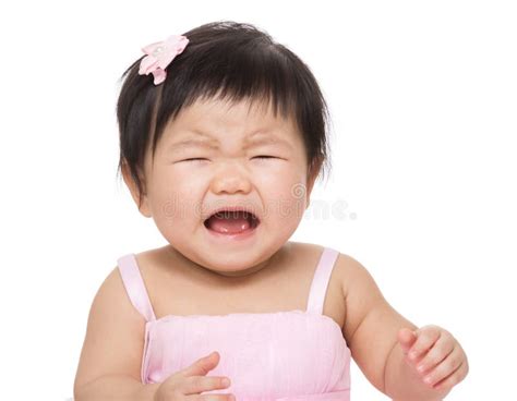Asia Baby Girl Screaming Stock Photo Image Of Cute Childhood 38120558