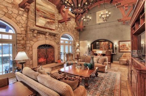 Netherton lodge, in bieldside, aberdeen, mixes traditional decor with modern fixtures. 50 Mansion Living Rooms (Combed through 100's of Mansions)