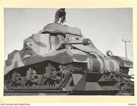 Melbourne Vic 1942 09 07 A General Grant M3 Medium Tank Of The 1st