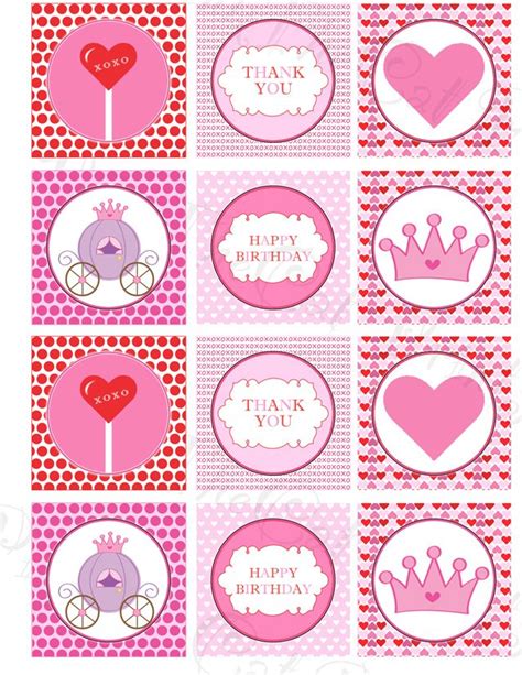 To print out the free printable thank you tags template stickers (click here). 7 Best Images of Free Printable Valentine Stickers - Free Printable Valentine Label Templates ...