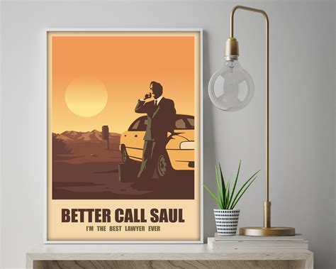 Better Call Saul Poster Movie Wall Art Print Decor Etsy