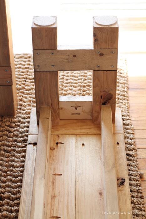 When it is for a set of dining furniture; DIY Farmhouse Bench | LoveGrowsWild.com - Love Grows Wild