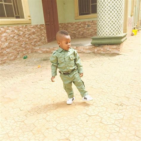The navy working uniform (nwu) is a series of military uniforms that are currently used by the united states navy (and some elements of the u.s. Checkout This Cute Baby In NYSC Uniform ( Photos ...