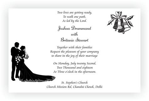 Get Catholic Wedding Cards Wordings In English Pics Dariak Cinque