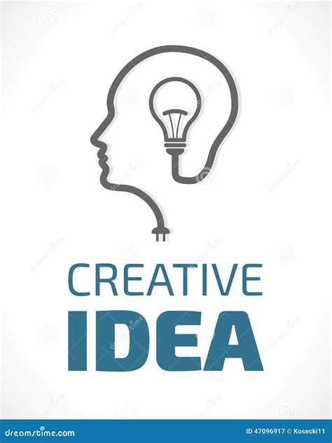 Logo Idea Stock Vector Illustration Of Creative Inspiration 47096917