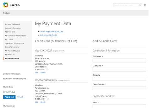 Check spelling or type a new query. Authorize.Net CIM Payment Module for Magento 2