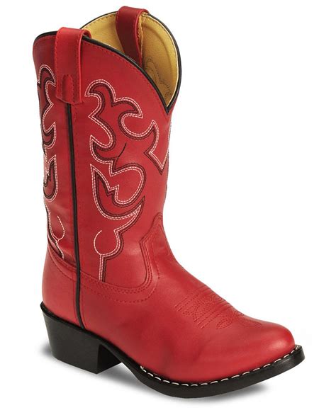 Swift Creek Childrens Red Western Boots Sheplers Kids Cowboy Boots