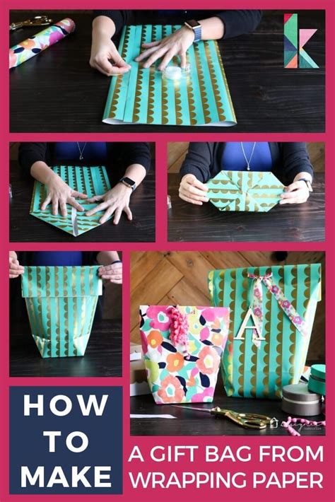 How To Make A T Bag From Wrapping Paper Wrappingpaper T