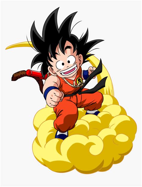 No, see, i don't think like i'm saving the world. Kid Goku Flying Nimbus, HD Png Download - kindpng