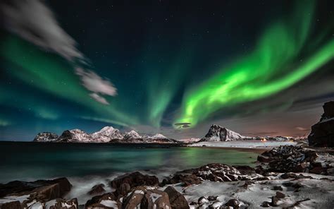 Download Nature Arctic Aurora Borealis Wallpaper 3840x2400 4k Ultra