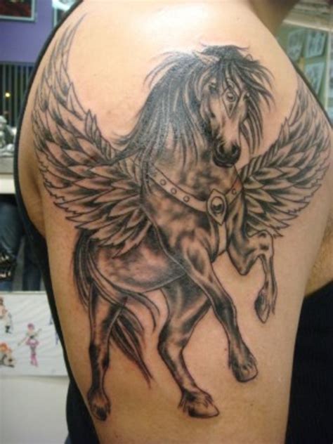 A pegasus is a winged horse which is a symbol of freedom and liberty. Pegasus Tattoos Designs, Ideas and Meaning | Tattoos For You