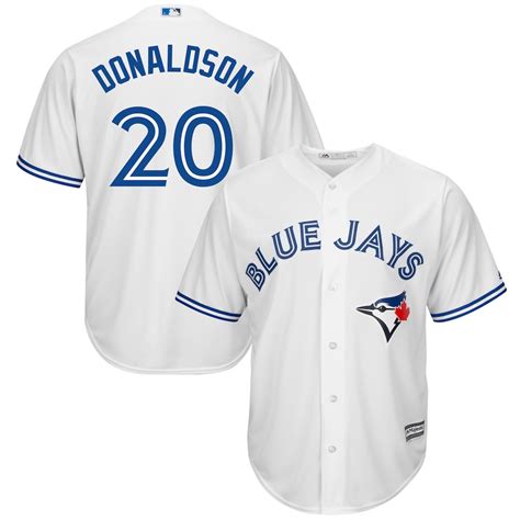 Majestic Josh Donaldson Toronto Blue Jays White Cool Base Player Jersey