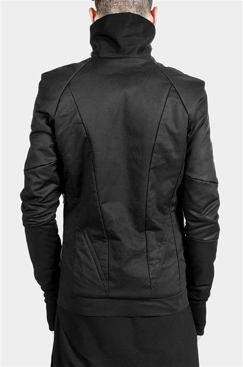 Diagonal Zip Winter Segment Jacket Minoar Artisan Darkwear Clothing