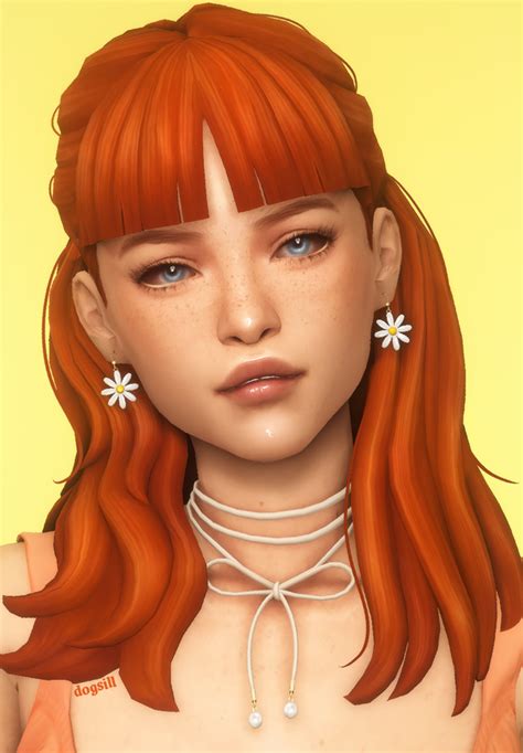 Riley Hair Dogsill Sims Hair Womens Hairstyles Sims 4 Characters