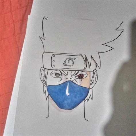 Como Dibujar A Kakashi Hatake Rostro Y Cuerpo Naruto Shippuden