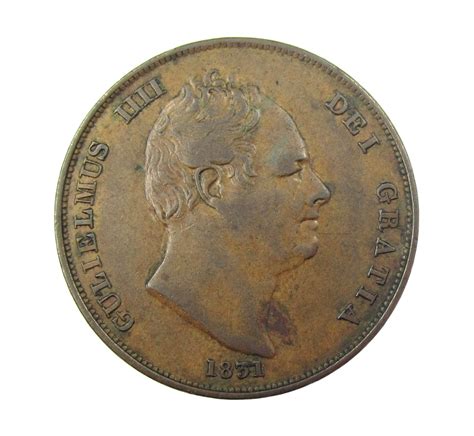 William Iv 1831 Penny Vf Coopers Coins