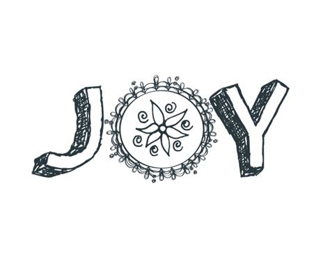 Joy Word Art