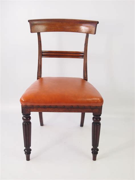 Pair Antique Victorian Mahogany Side Chairs